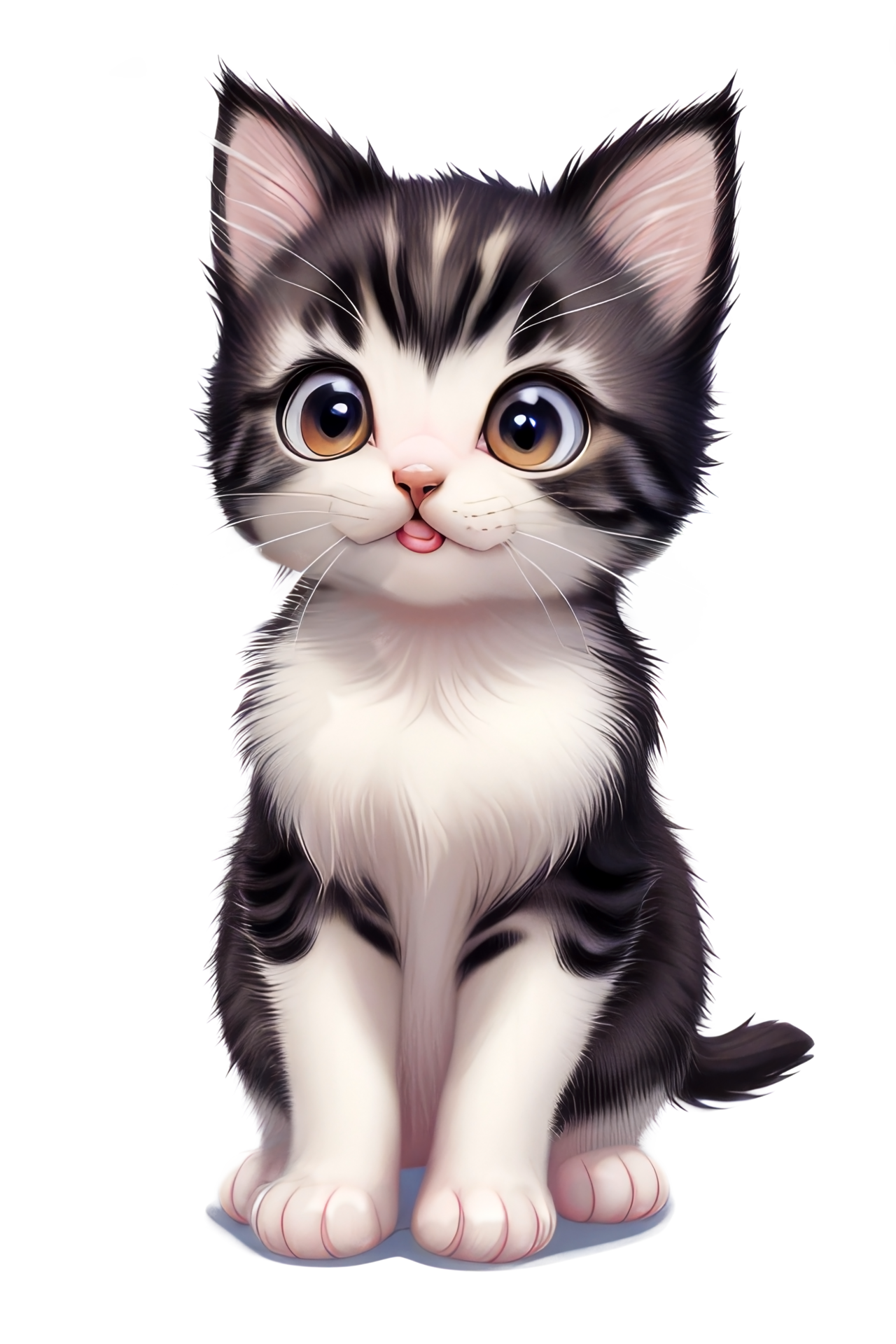 Ai Generated Cute Cat On Transparent Background Cute Cat On Ai Generated Cute Cat On Transparent Background Cute Cat On
