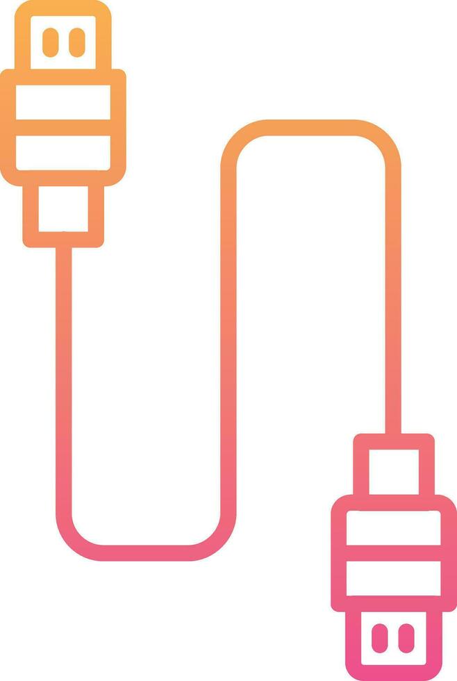 Usb Cable Vector Icon