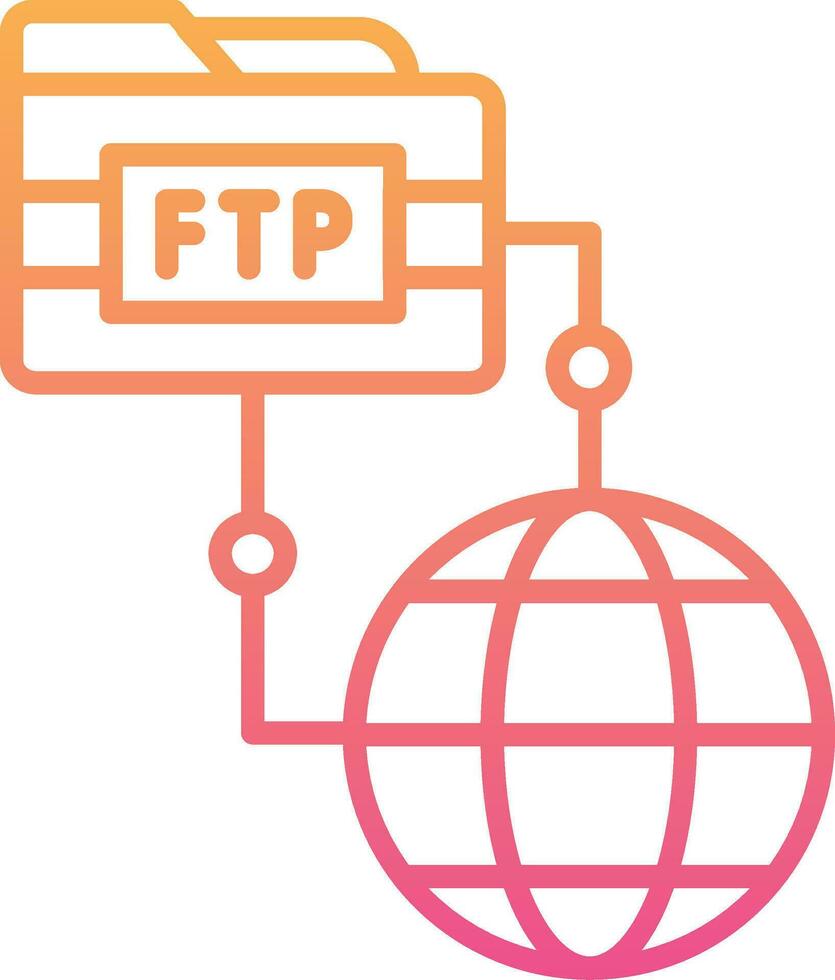 Ftp Vector Icon
