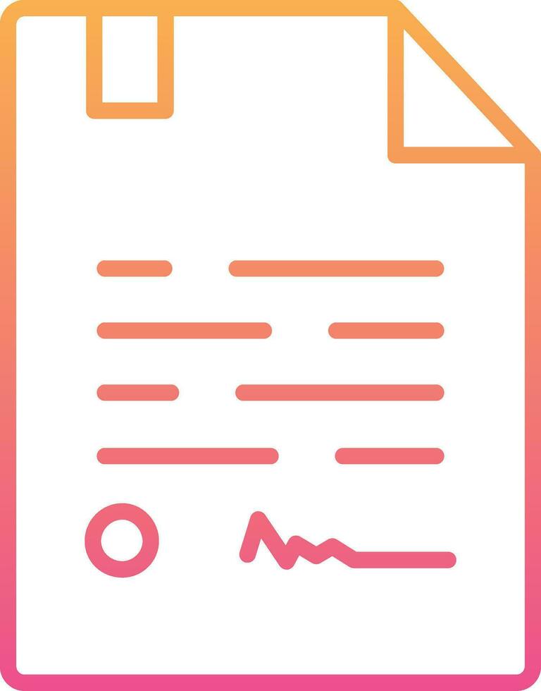 Contract Vector Icon