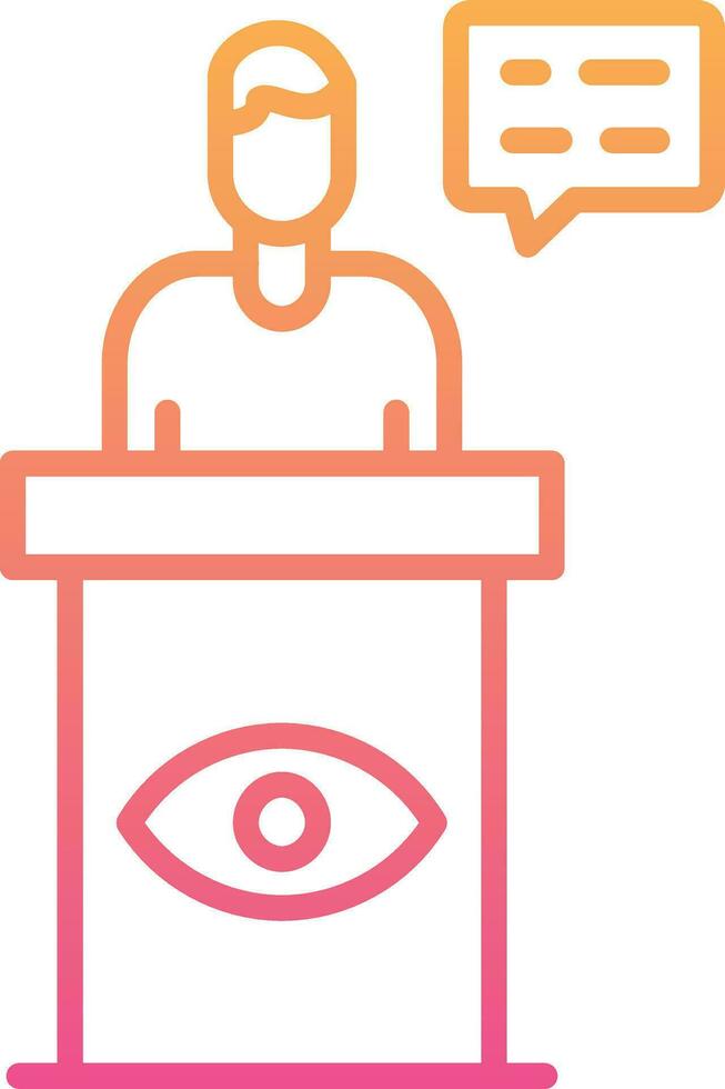 Witness Vector Icon