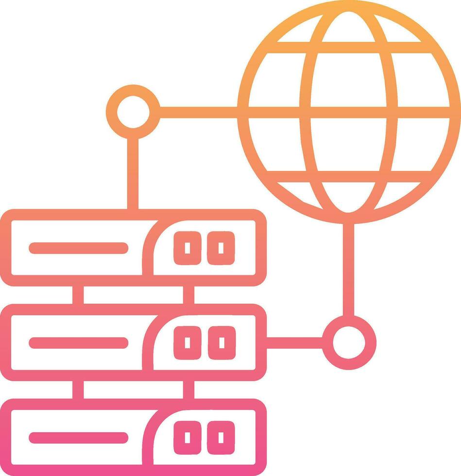 Web Hosting Vector Icon
