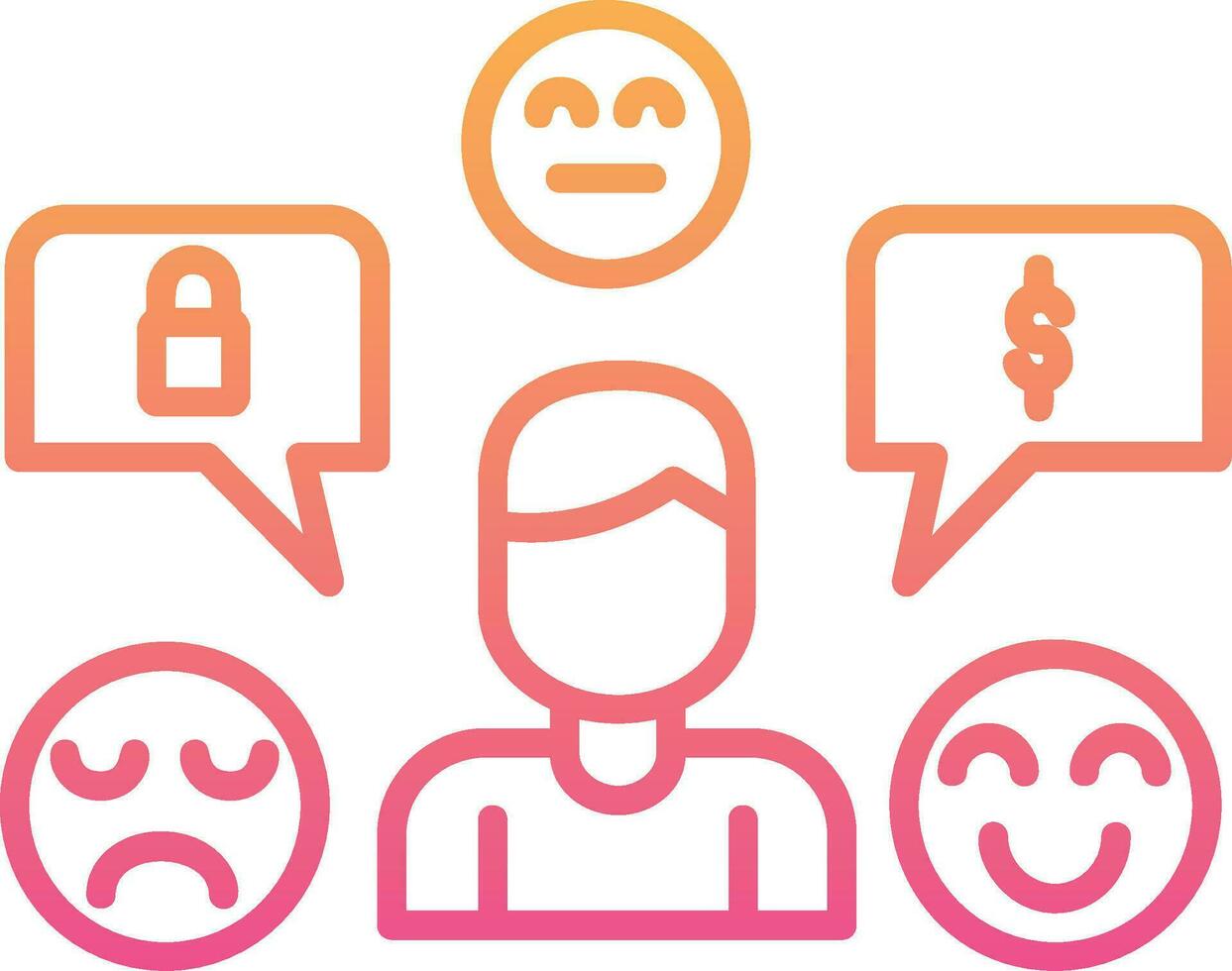 Customer Behavior Vector Icon