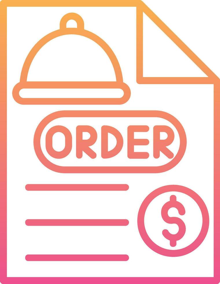 Order Vector Icon