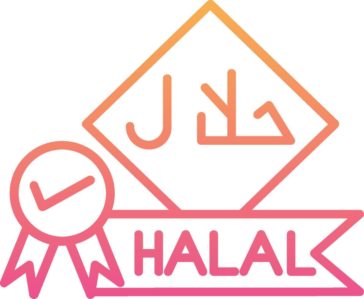 Halal Vector Icon