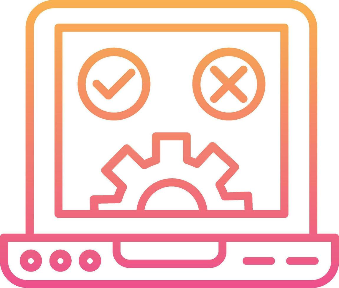 Tested Vector Icon