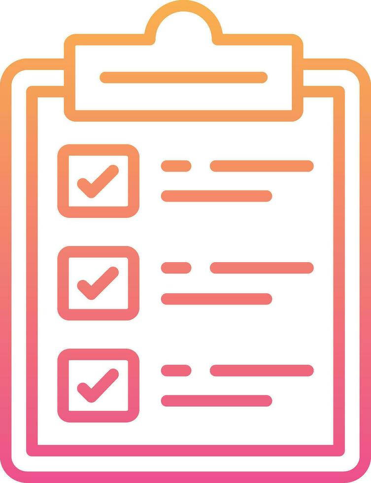 Check List Vector Icon