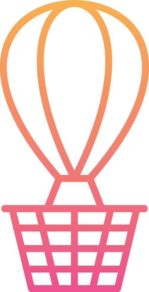 Hot Air Balloon Vector Icon