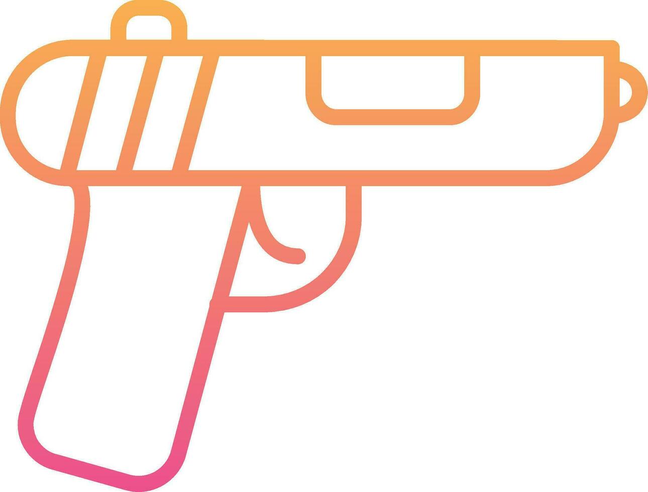 icono de vector de pistola