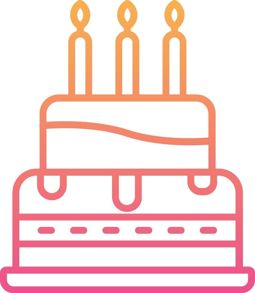 Birthday Cake Vector Icon