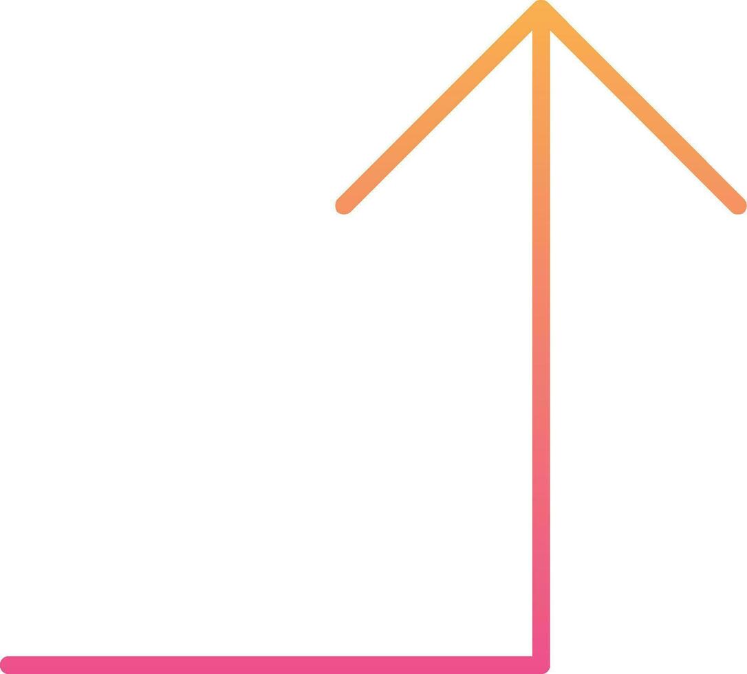 Turn Up Vector Icon