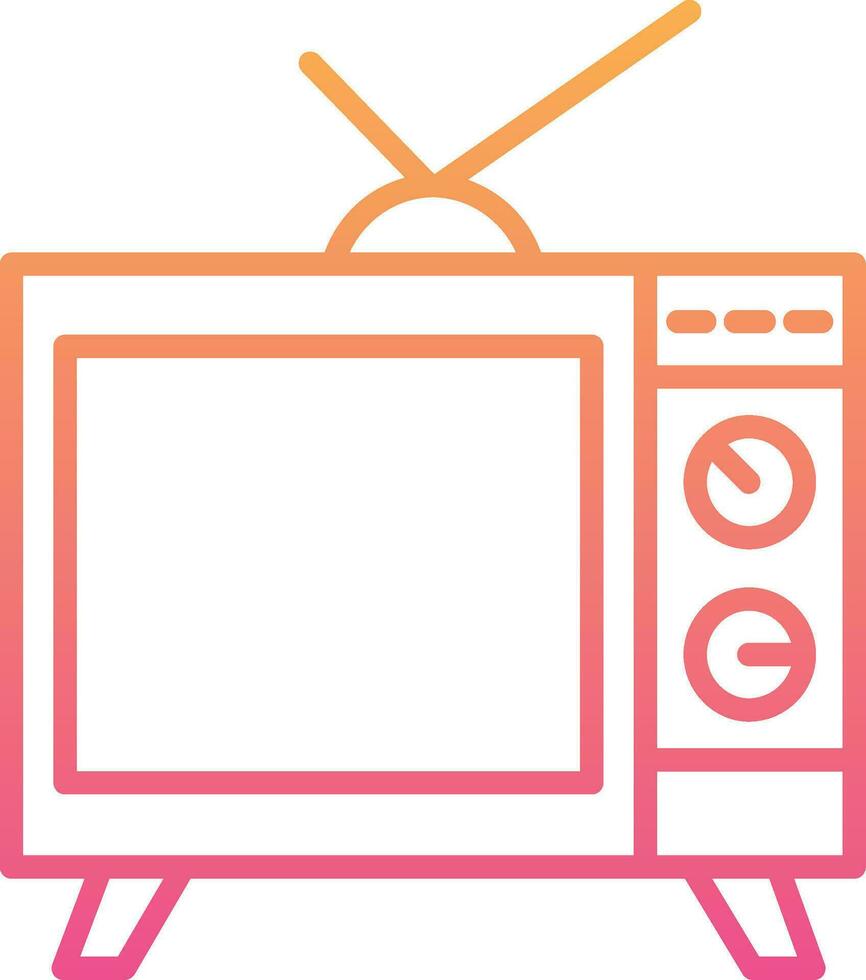 icono de vector de television