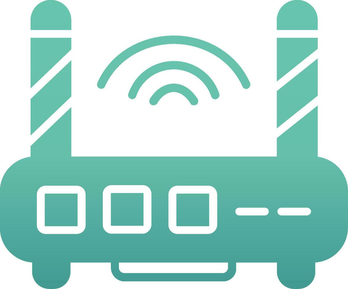 icono de vector de enrutador wifi