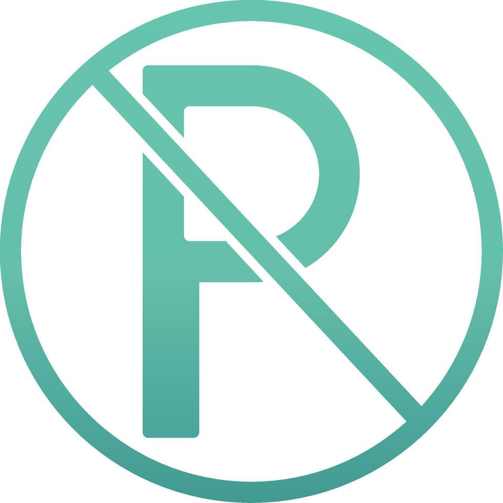 Parking Sign Vector Icon
