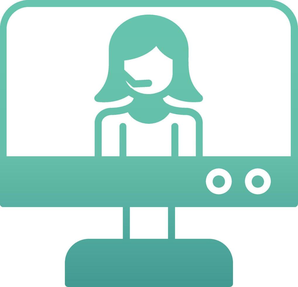 Online Support Vector Icon