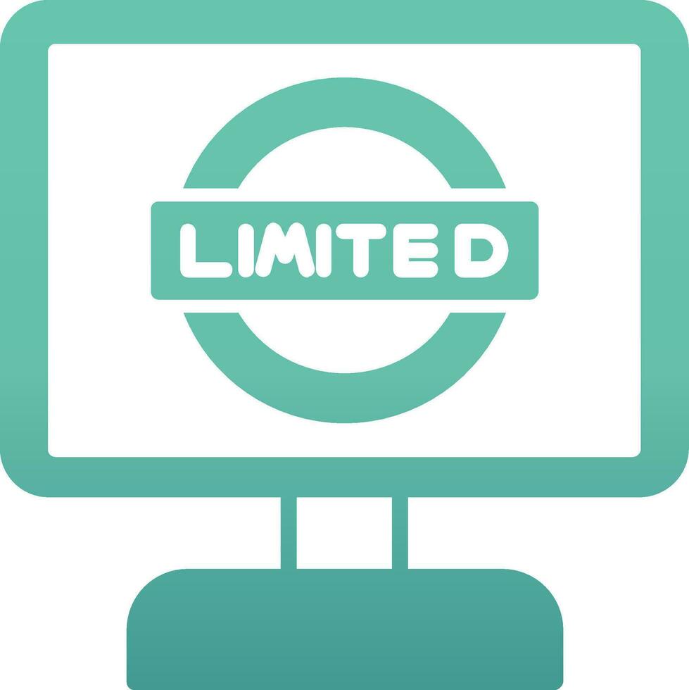 Limited Vector Icon
