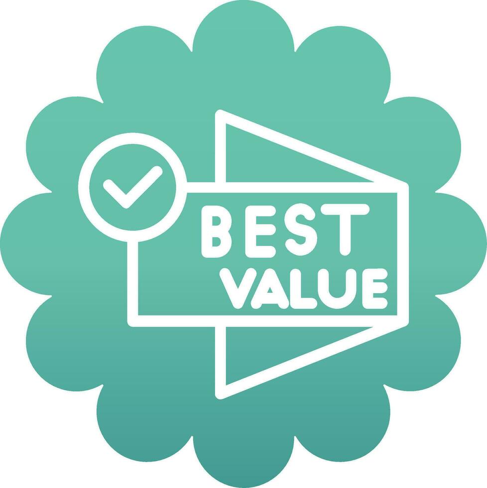 Best Value Vector Icon