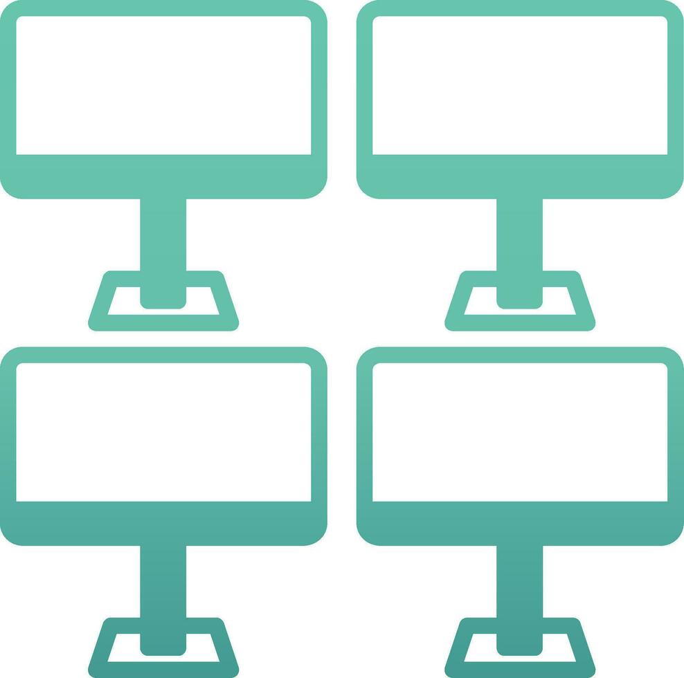 Monitors Vector Icon