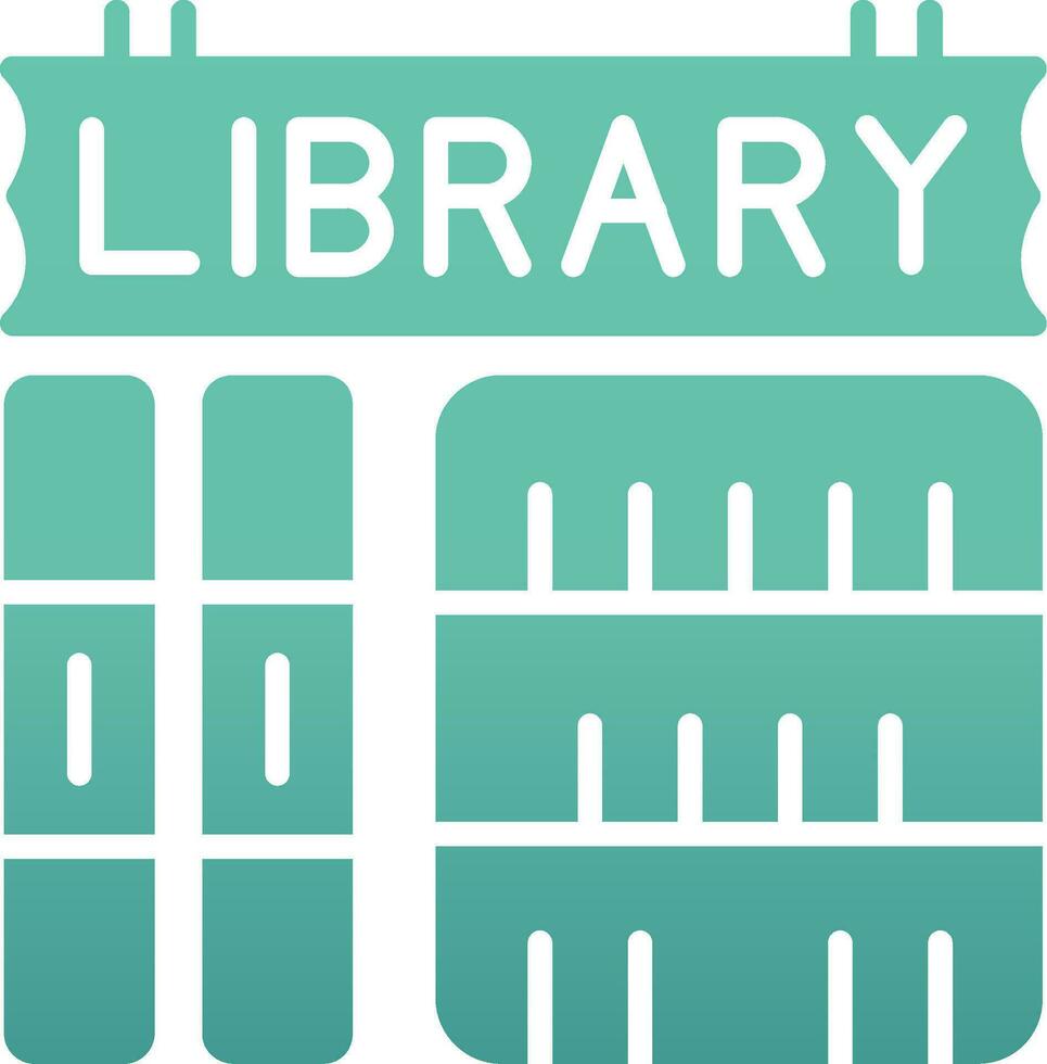 icono de vector de biblioteca