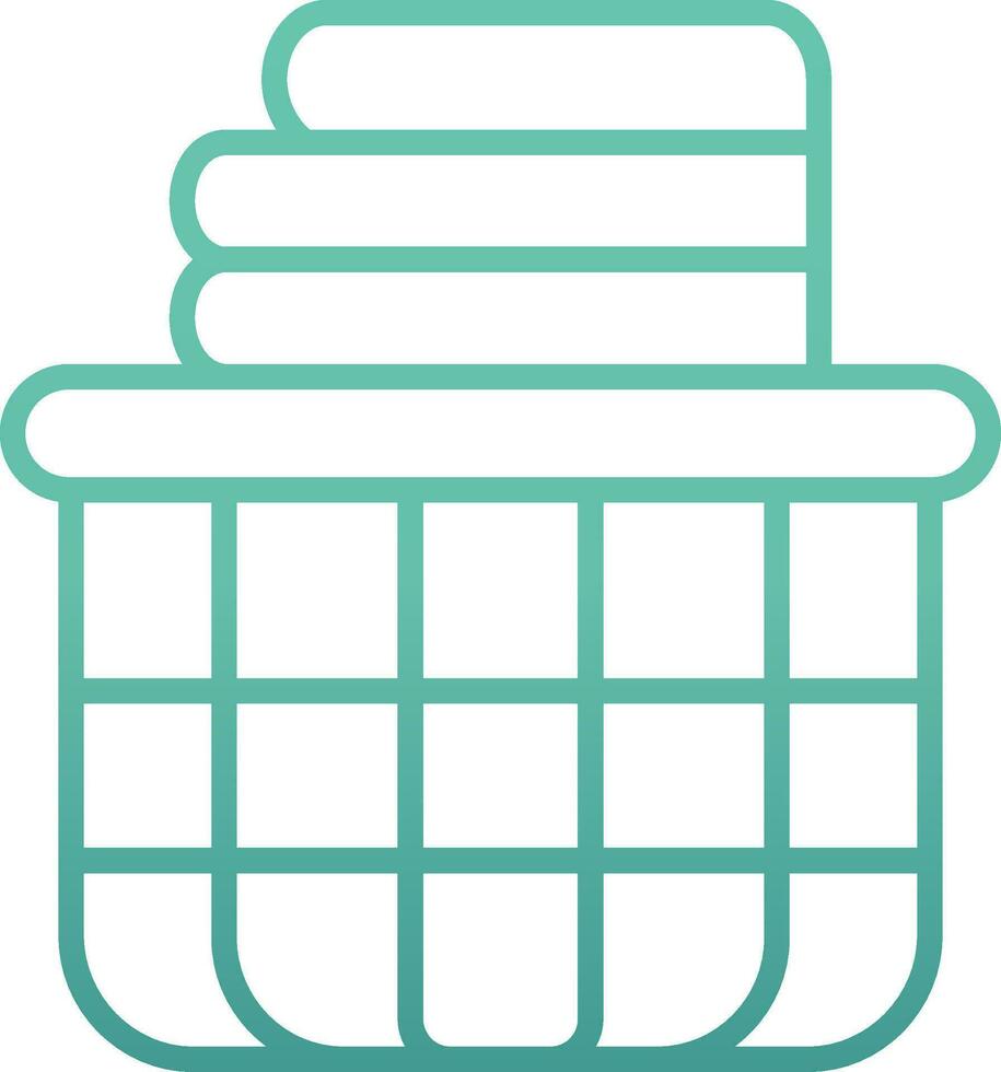 Laundry Basket Vector Icon