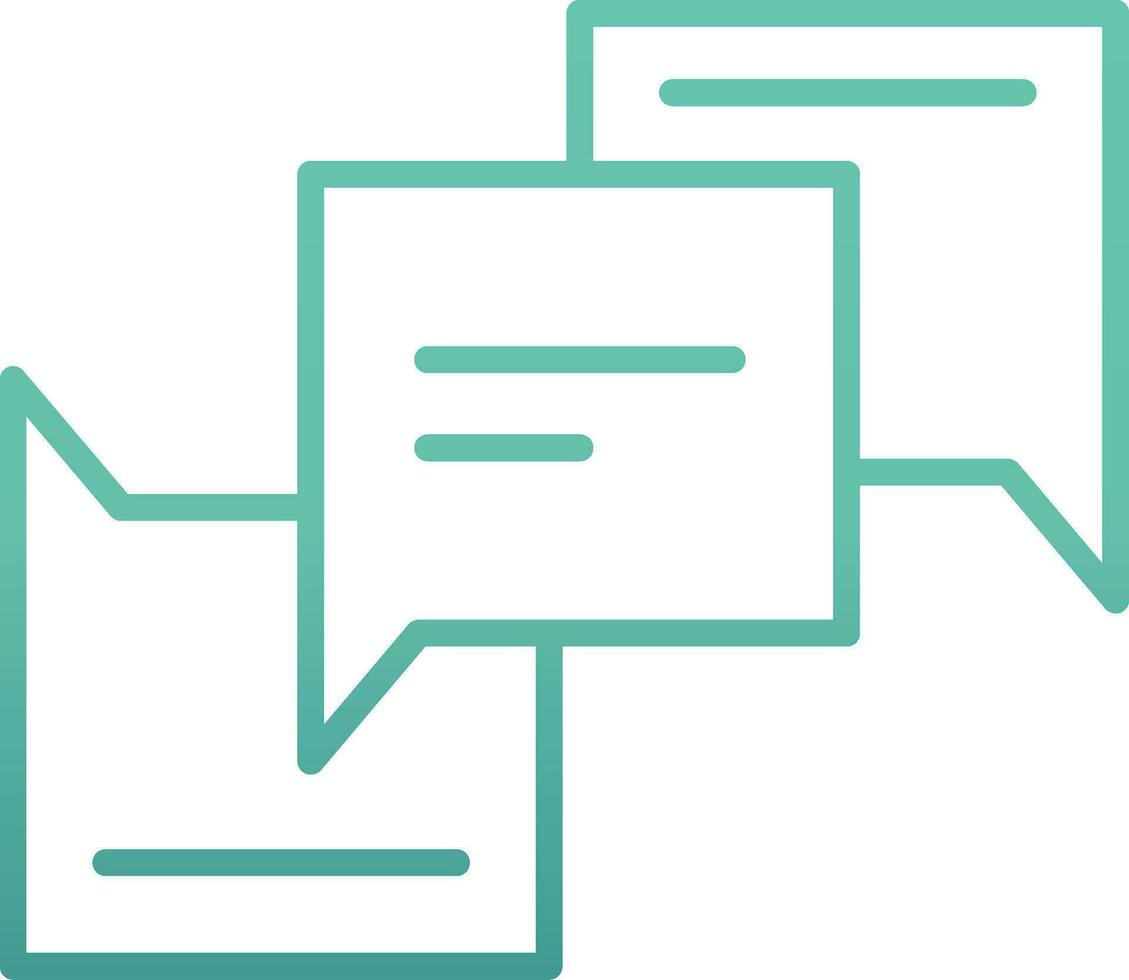 Speech Bubbles Vector Icon