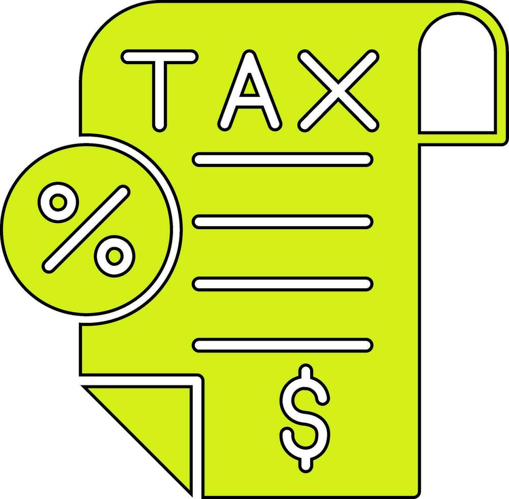 Tax Vector Icon