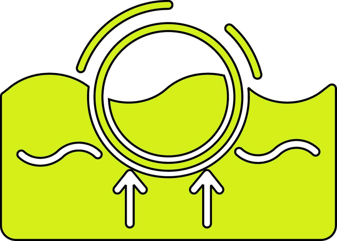 Float Vector Icon