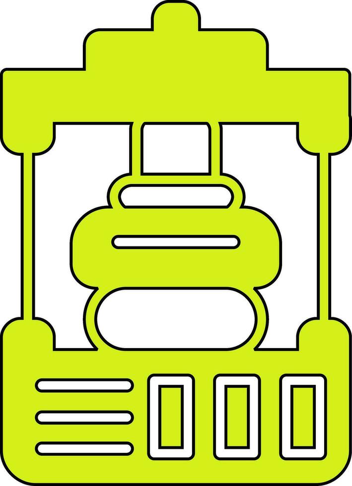 Press Vector Icon