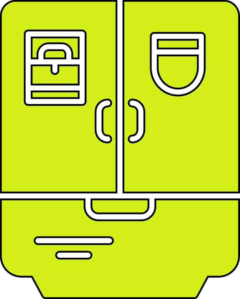 icono de vector de refrigerador