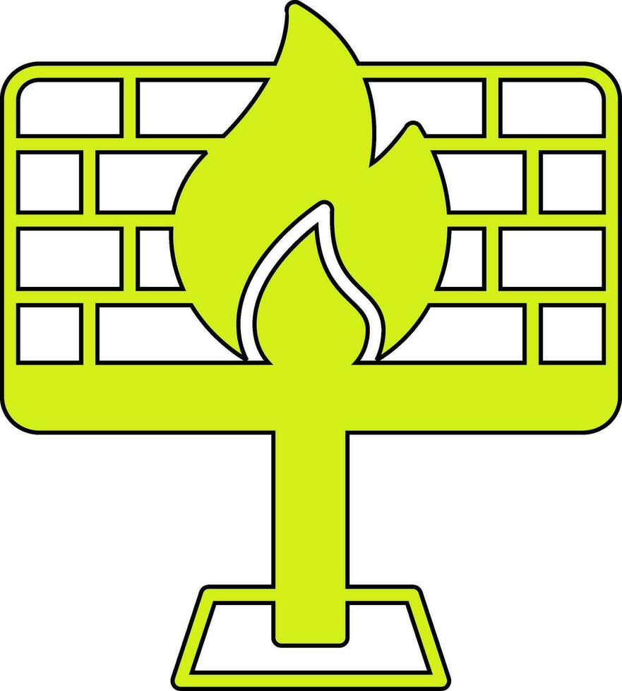 Firewall Vector Icon