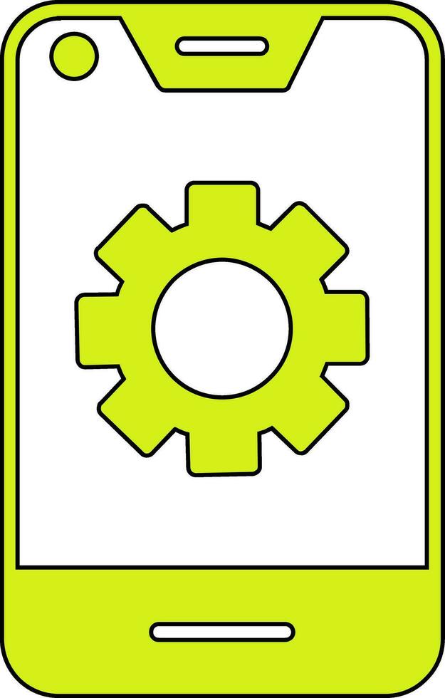 Smartphone Settings Vector Icon