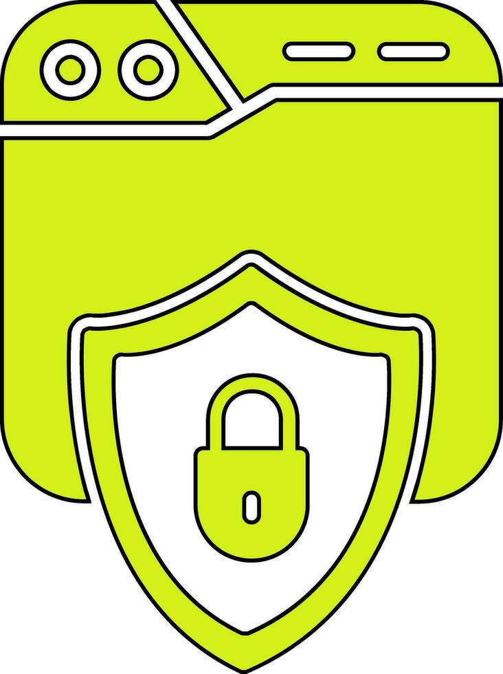Secured Vector Icon