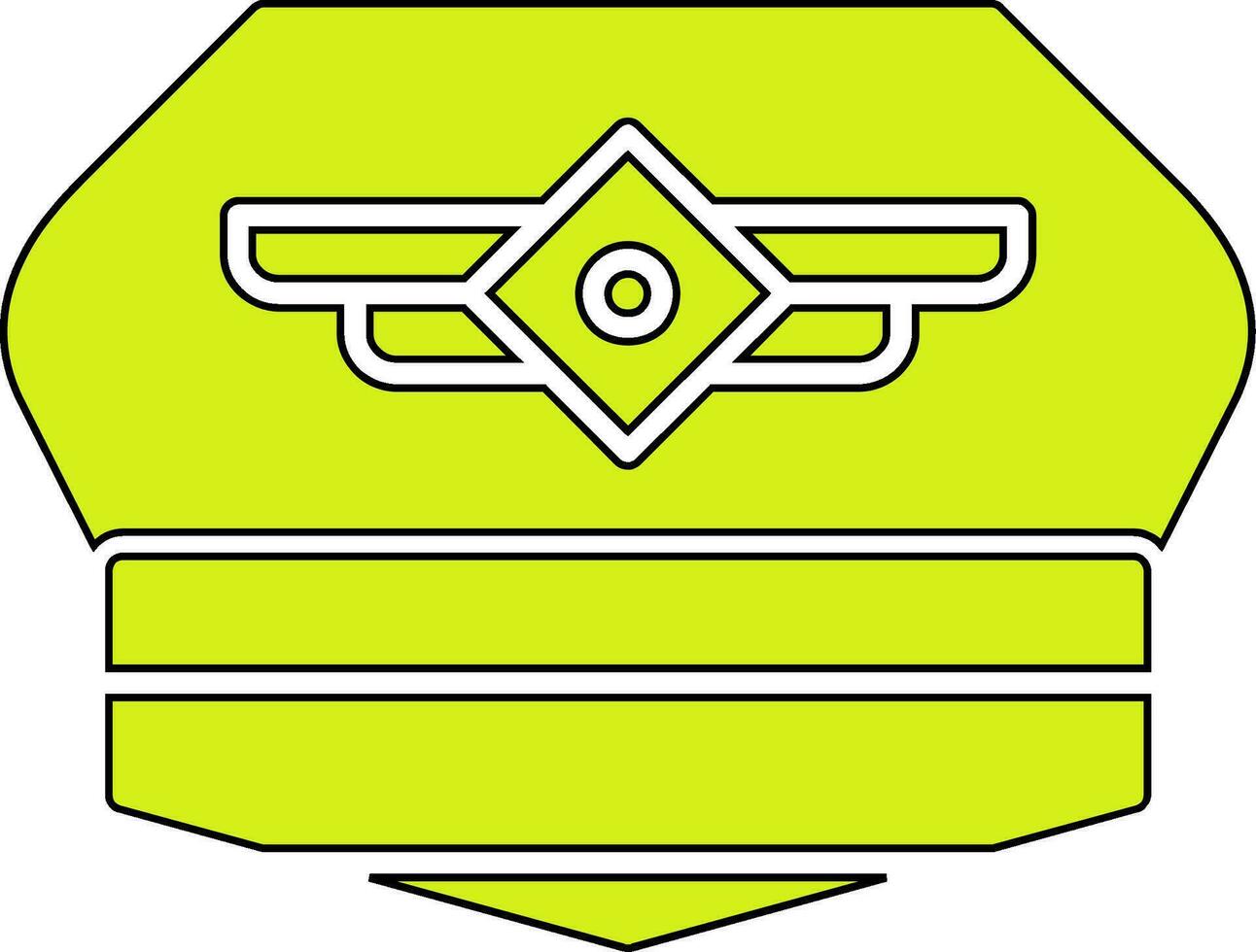 Pilot Hat Vector Icon