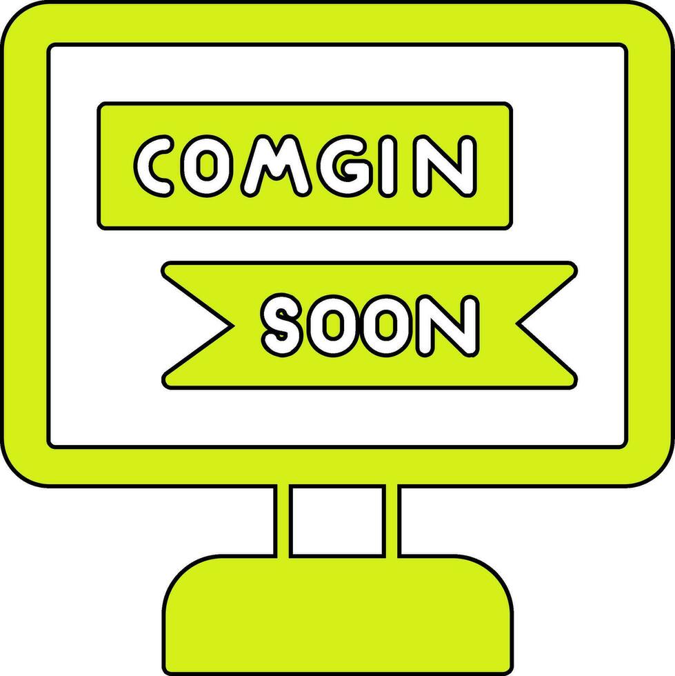 Coming Soon Vector Icon