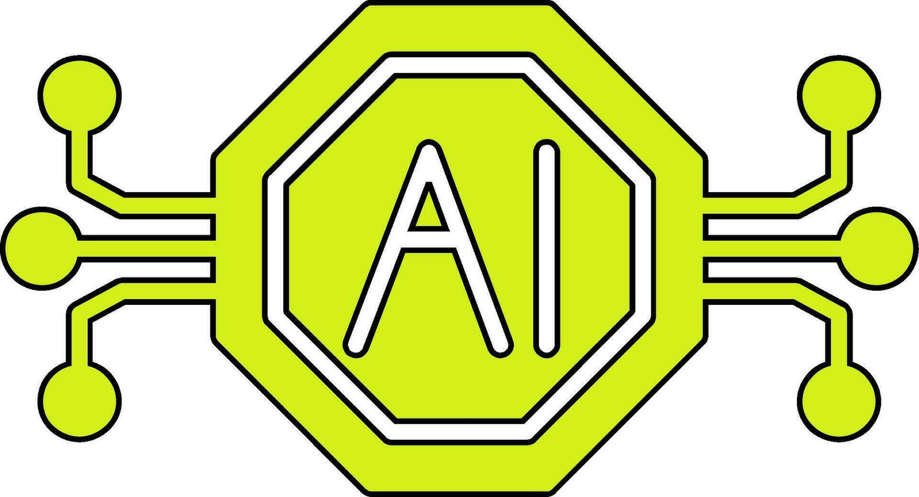 Artificial Intelligence Vector Icon