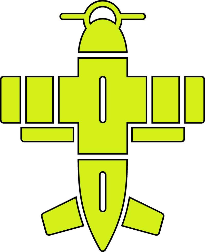 Biplane Vector Icon