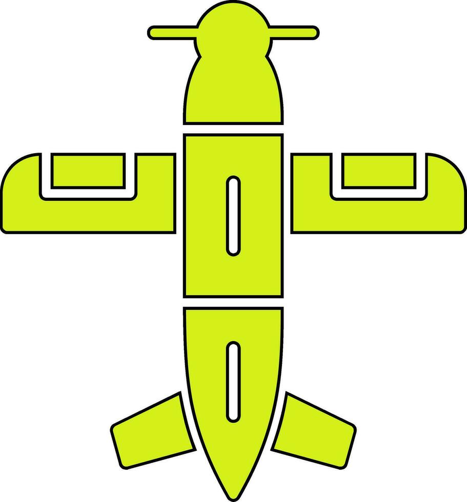 Monoplane Vector Icon