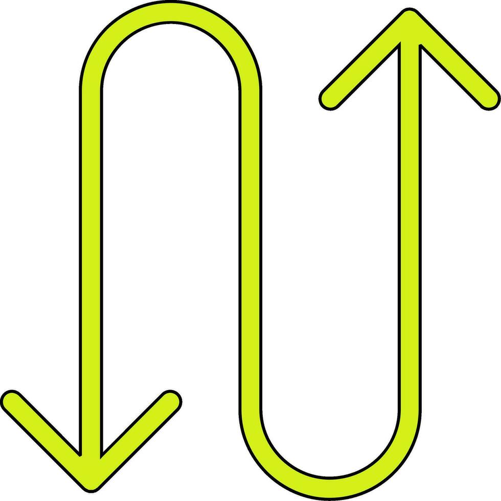 Zigzag Vector Icon
