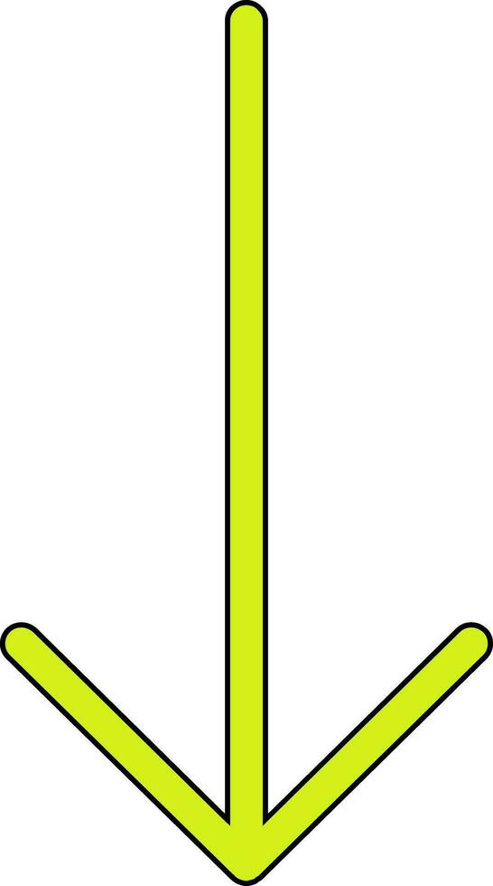 Down Arrow Vector Icon