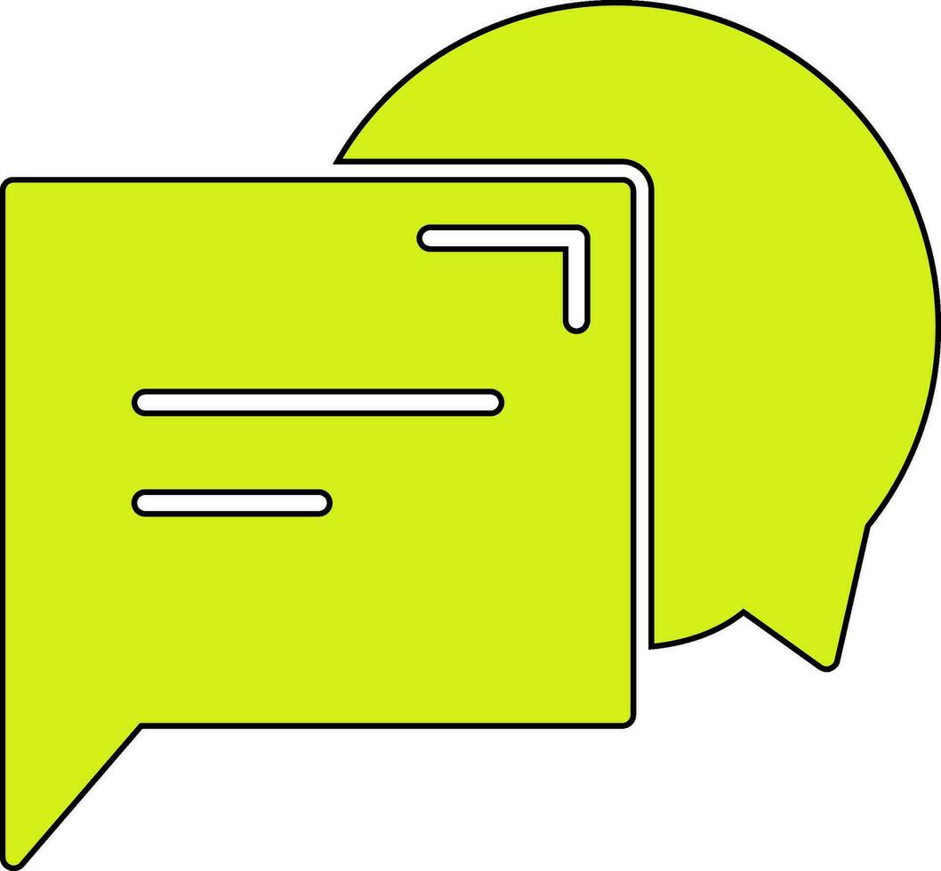 Speech Bubbles Vector Icon