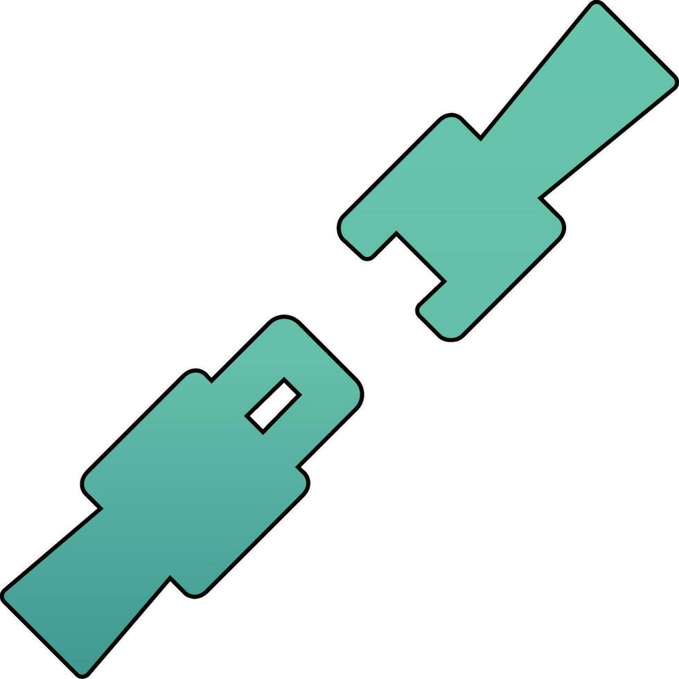 Seatbelt Vector Icon