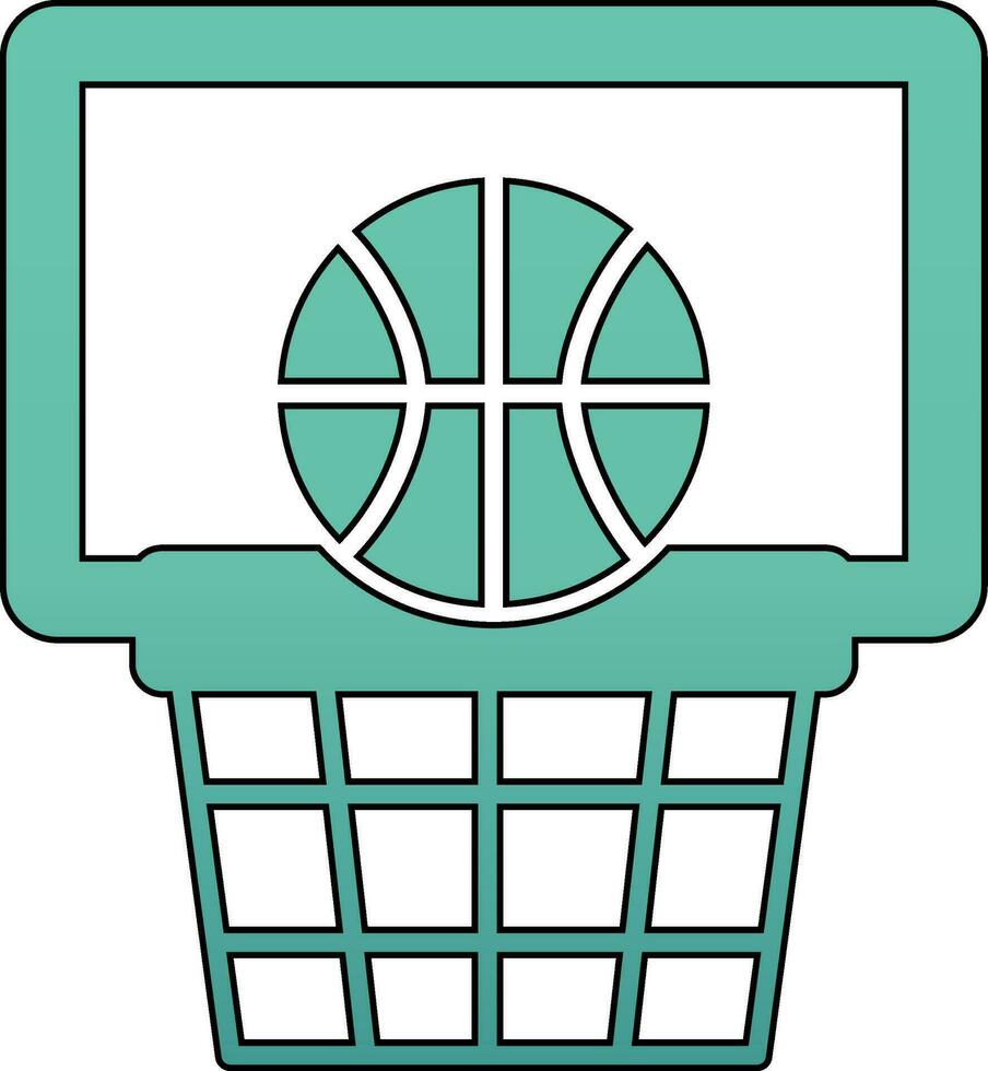 icono de vector de baloncesto