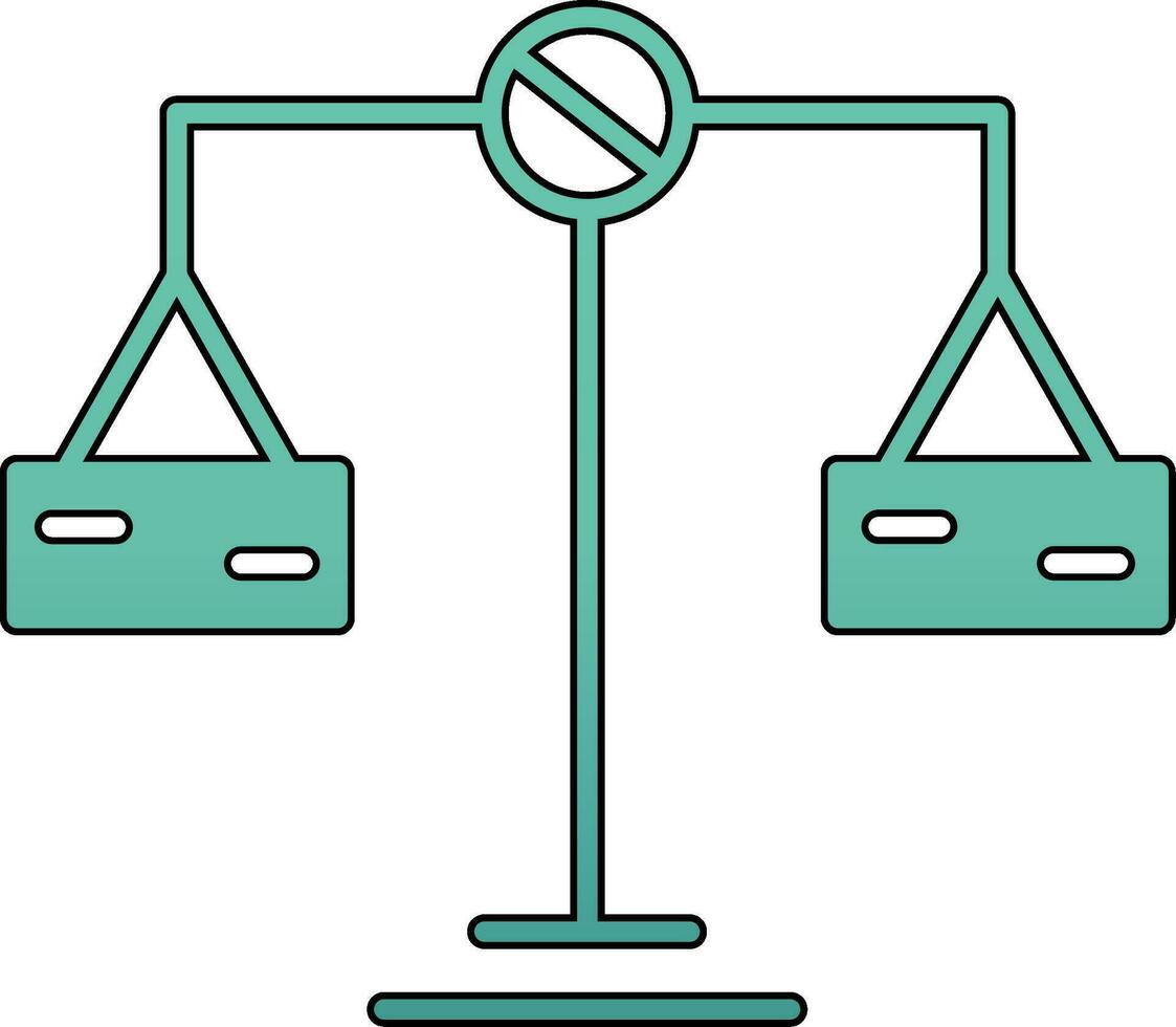 Balance Scale Vector Icon