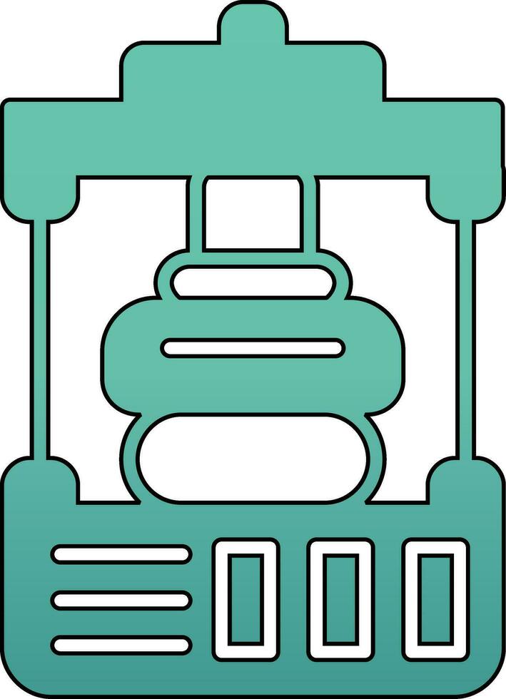 Press Vector Icon