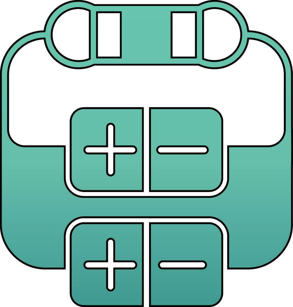 Resistor Vector Icon