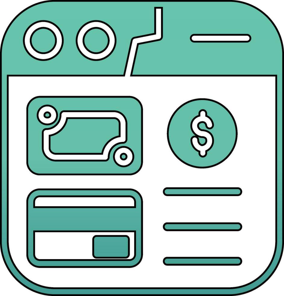 Online Payment Vector Icon