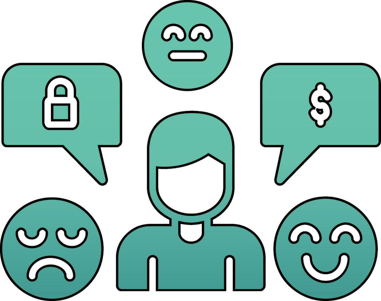 Customer Behavior Vector Icon