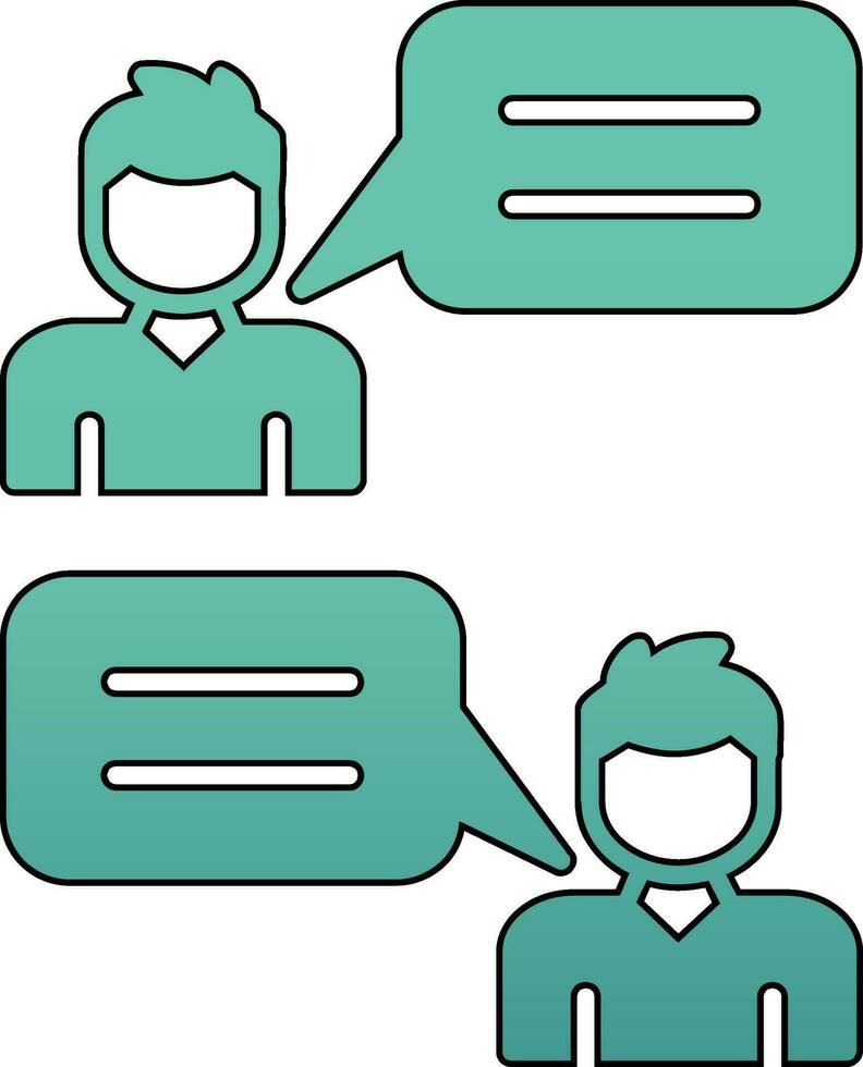 Conversation Vector Icon