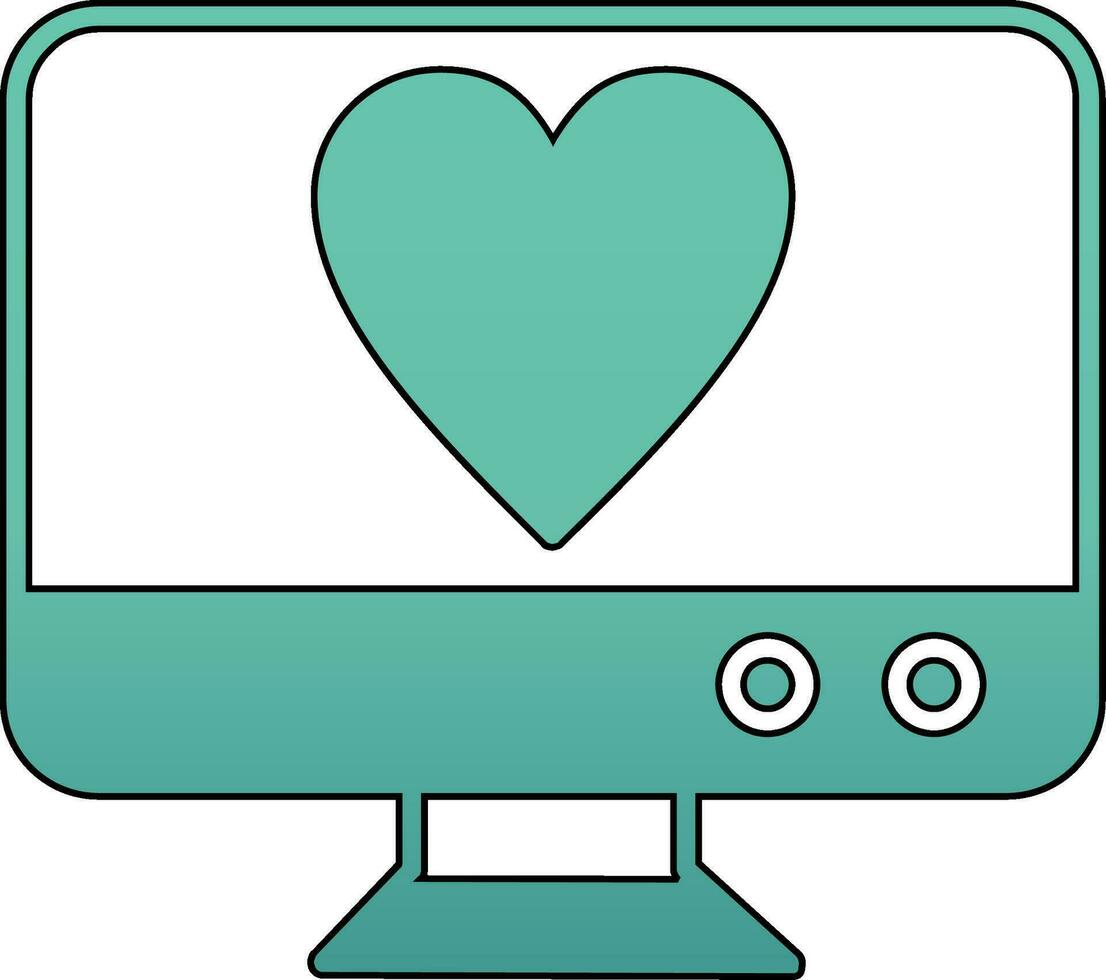 Monitor Vector Icon