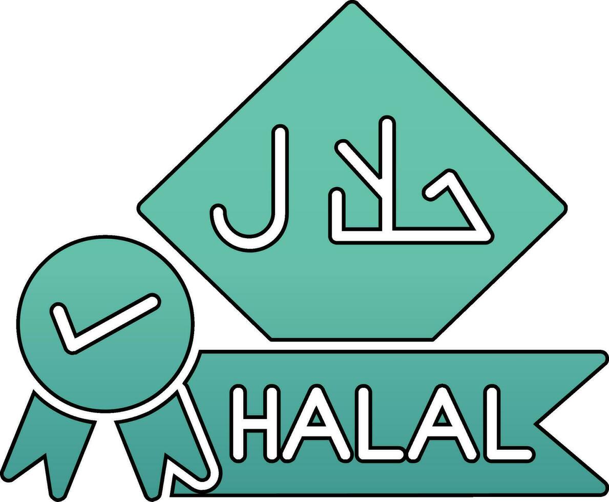 Halal Vector Icon